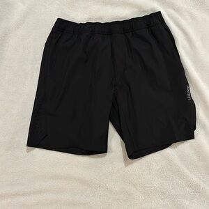 Men’s Legends Relay Short. Black. 9 in inseam. MEDIUM.